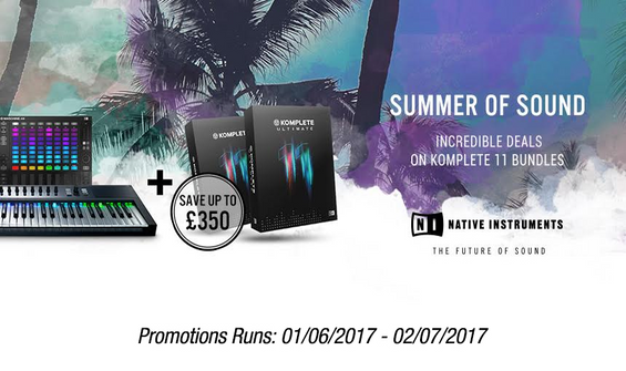 Native Instruments Summer Of Sounds: 50% Off Komplete