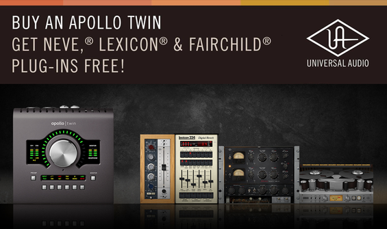 UA: Buy An Apollo Twin - Get £800+ Worth Of Plug-Ins Free