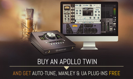 Buy A Universal Audio Apollo Twin & Get UAD Plugins For Free!