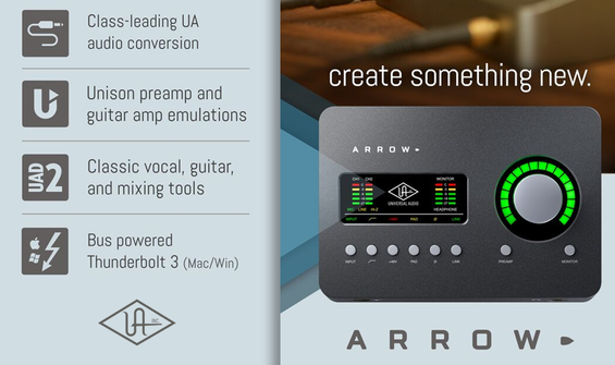 Universal Audio Release Arrow Thunderbolt 3 Desktop Audio Interface