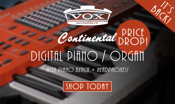 Vox Continental Digital Piano / Organ With Bench & Headphone Packages