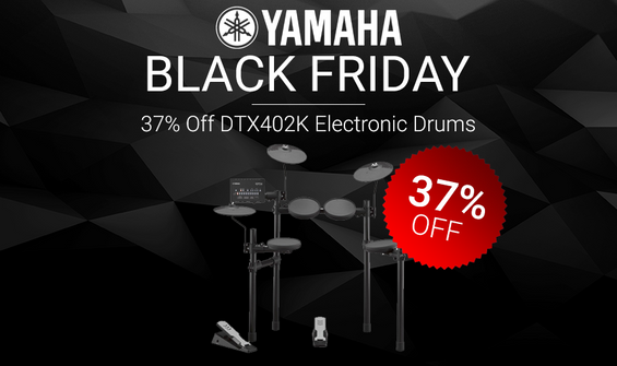 37% Off Yamaha DTX402K Electronic Drums This Black Friday