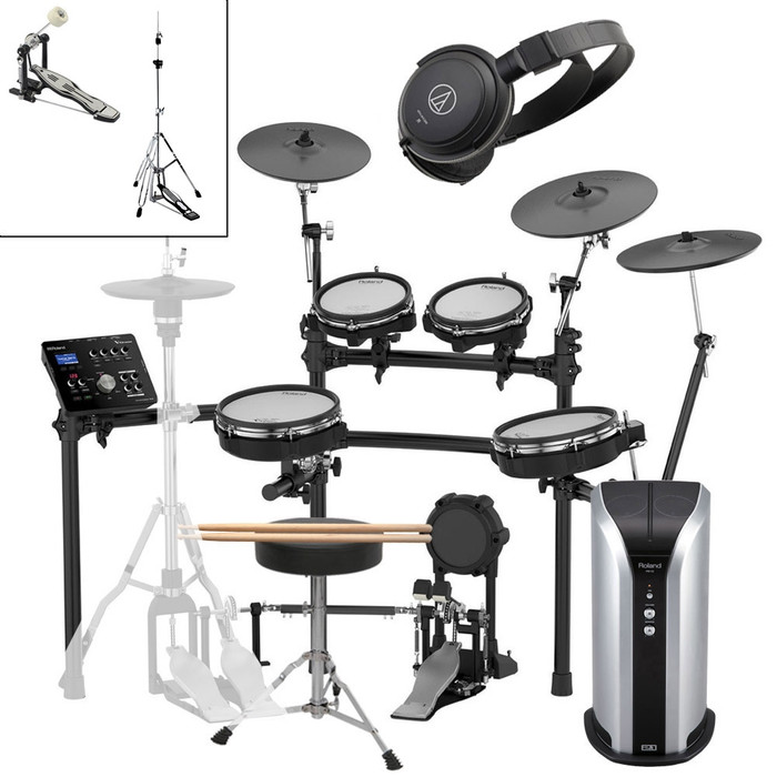 Roland TD-25KV (Refurbished) With Sticks, Stools, Drum Monitor & Headphones 