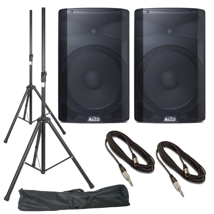 Alto TX215 (Pair) With Stands, Stands Bag & Cables