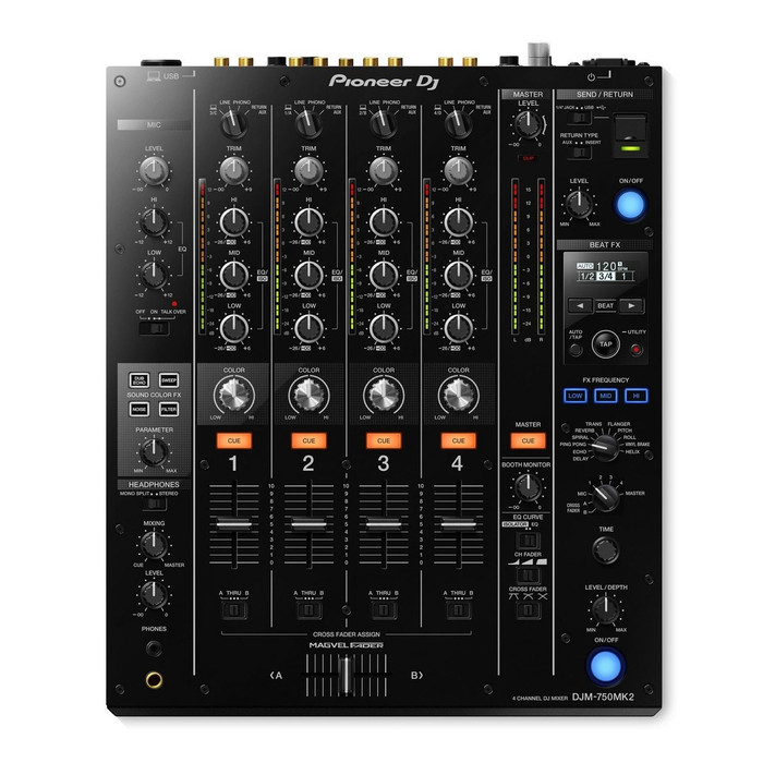 Pioneer DJM-750 MK2 DJ Mixer Top