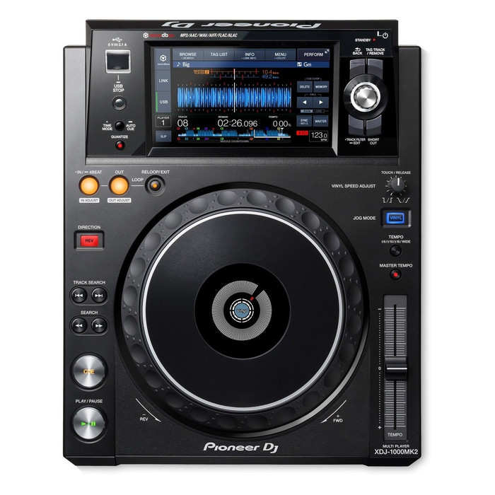 Pioneer XDJ-1000 MK2 DJ Player Top