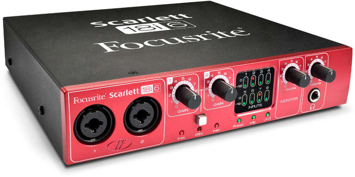 Angle: Focusrite Scarlett 18i6 USB 2.0 Audio Interface