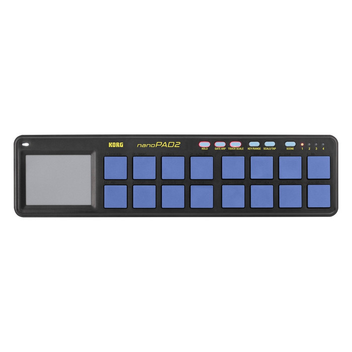 Korg NanoPAD2 (Blue & Yellow) Top