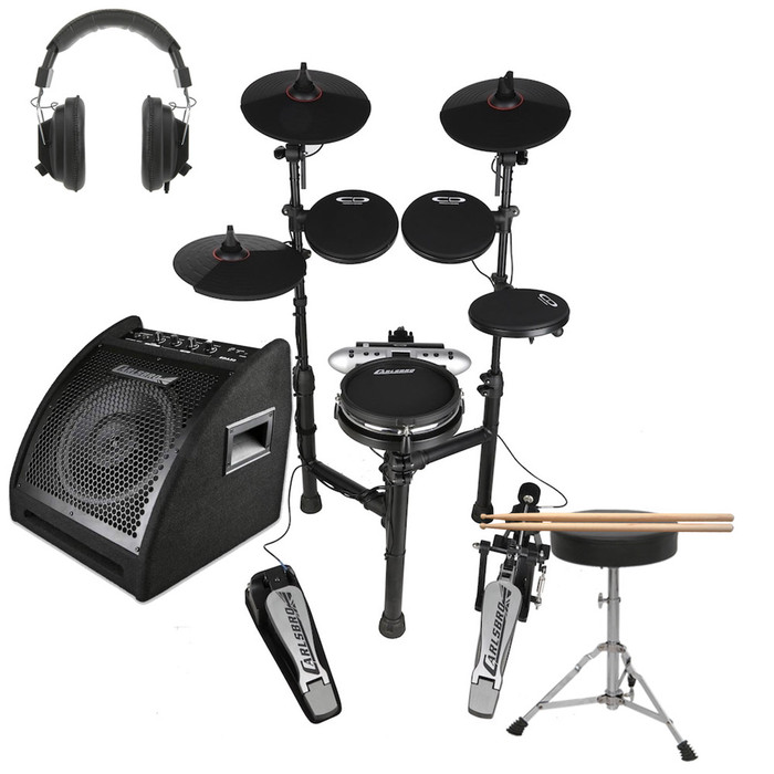 Carlsbro CSD130M With Sticks, Stool, Drum Monitor & Headphones 