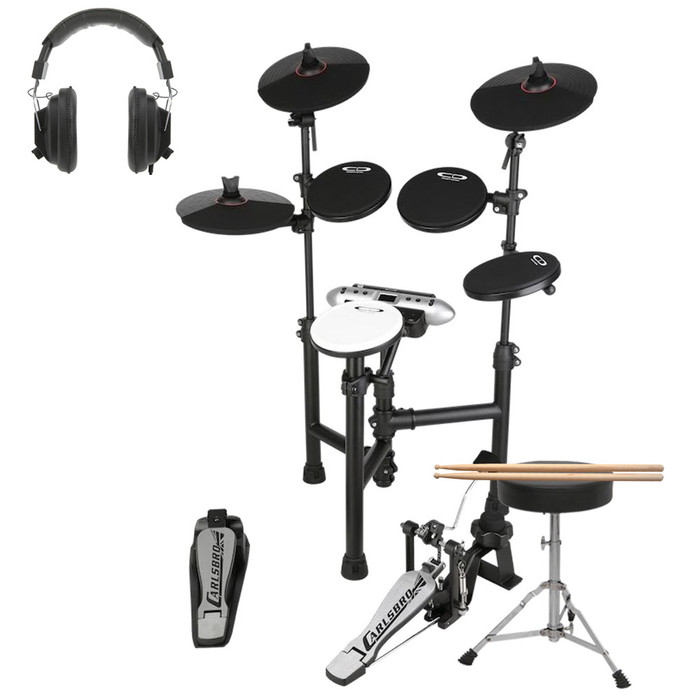 Carlsbro CSD130 With Sticks, Stool & Headphones