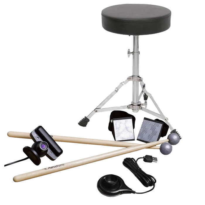 Aerodrums Air Percussion with Mapex Drum Throne