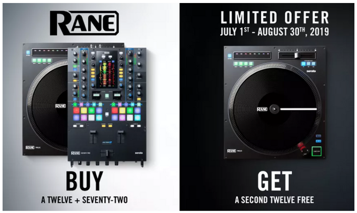 Rane Seventy-Two & 2 x Rane Twelve DJ Promotion Package