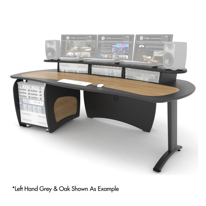 AKA Design ProEdit With 12U Rack & Jointer Kit – LH (Grey & Walnut)