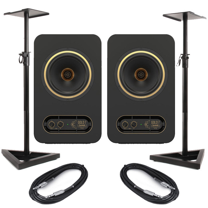 Tannoy Gold 7 (Pair) With Stands & Cables