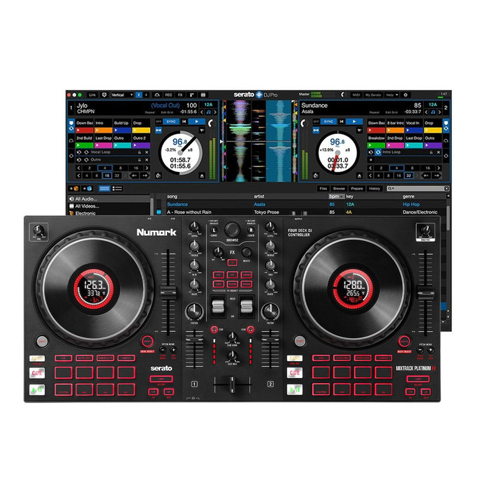 Numark Mixtrack Platinum FX with Serato DJ PRO