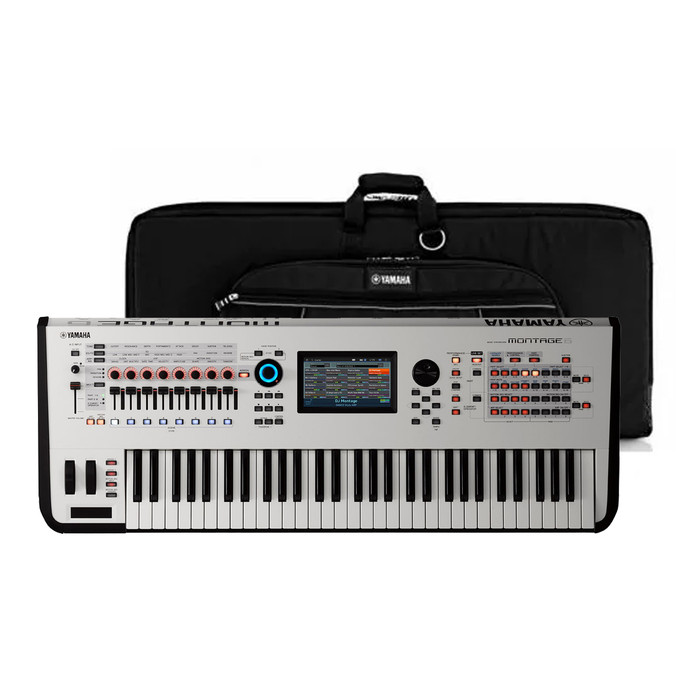 Yamaha Montage 6 (White) with Genuine Softcase