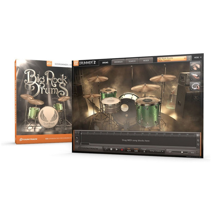 Toontrack EZX - Big Rock Drums (Download)