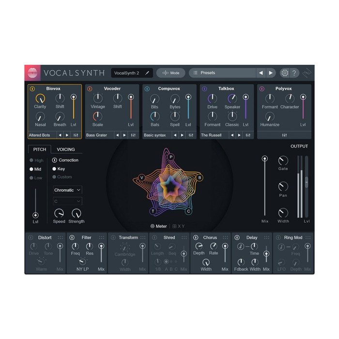 iZotope Vocal Synth 2 Screenshot