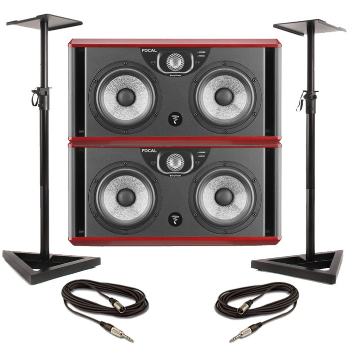 Focal Twin 6 ST6 (Pair) with Stands & Cables