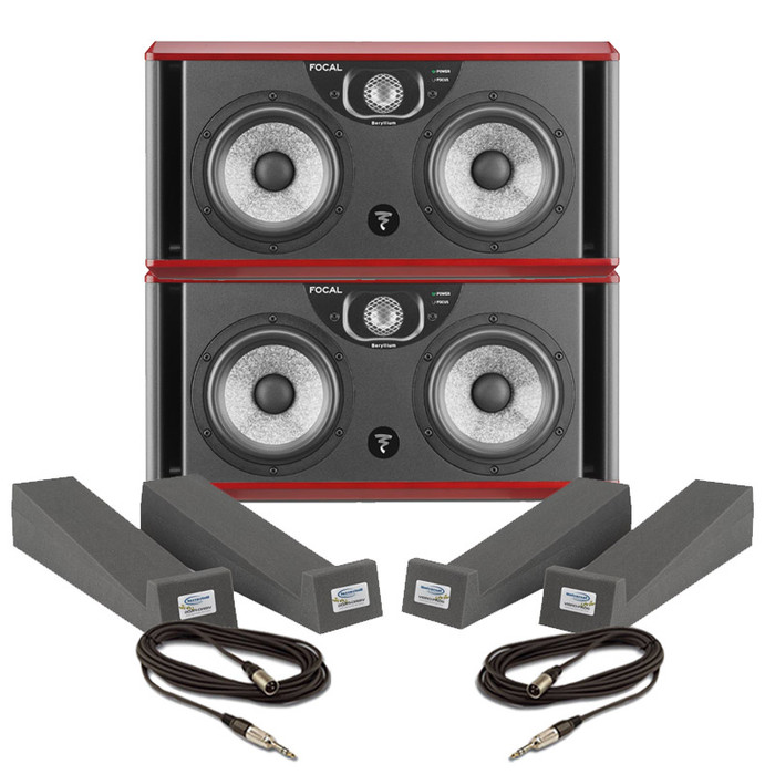Focal Twin 6 ST6 (Pair) with Isolation Pads & Cables