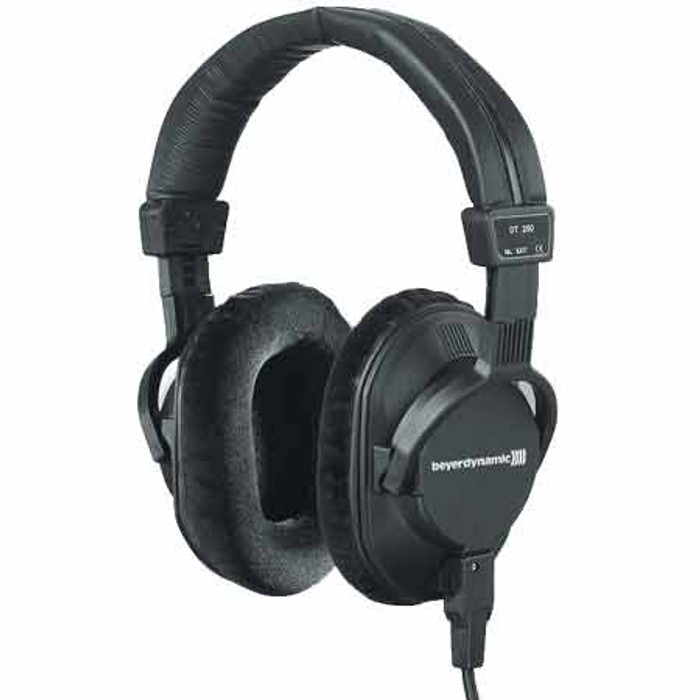 Used Beyerdynamic DT 250 Black - 250 Ohm Closed-Back Studio Headphones