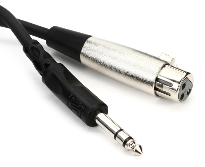 Hosa Female XLR to TRS Jack-15 Ft