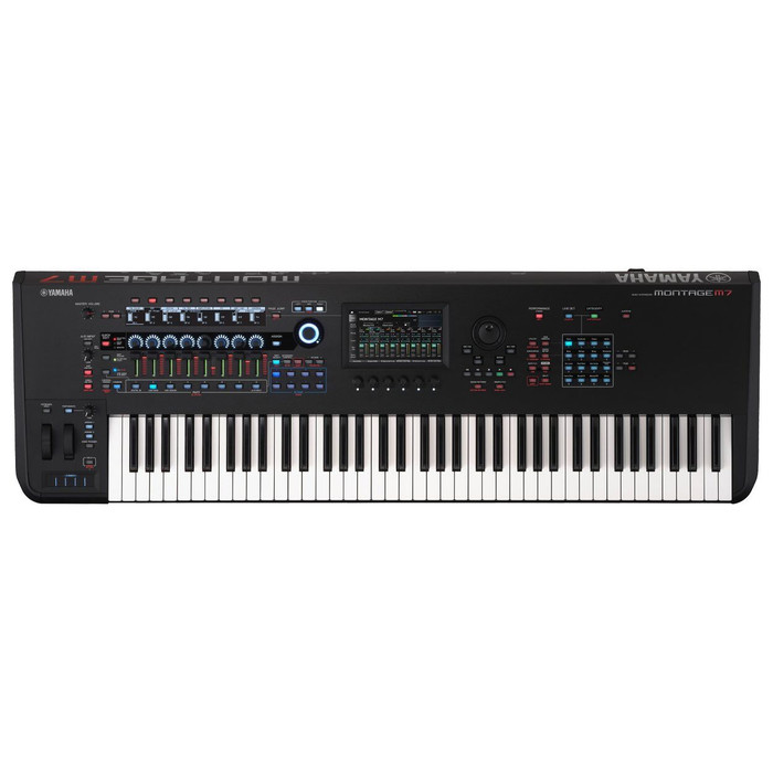 Yamaha Montage M7 76 Key Synthesizer Workstation Keyboard Top