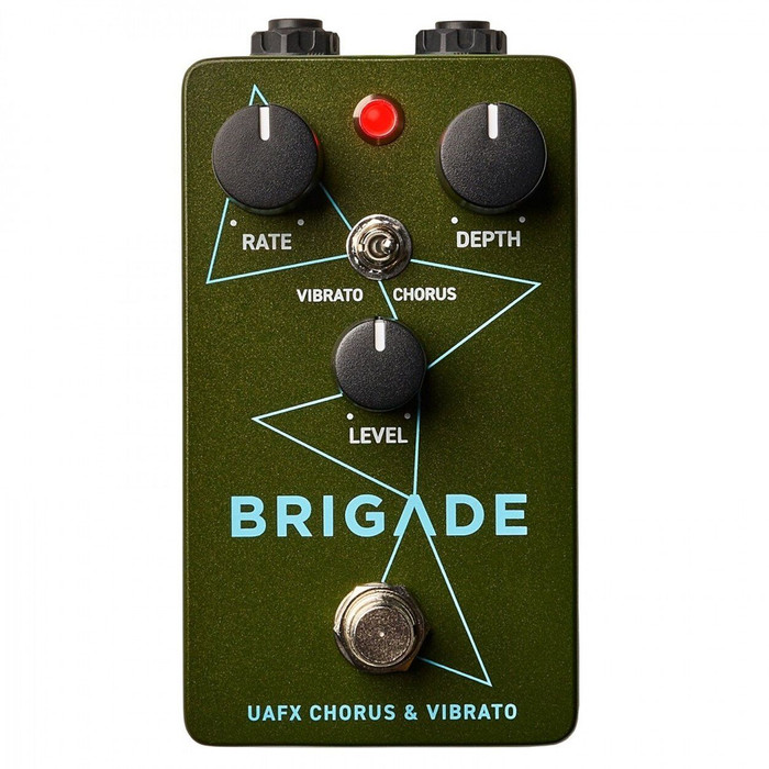 Universal Audio Brigade Chrous Vibrato Pedal Top