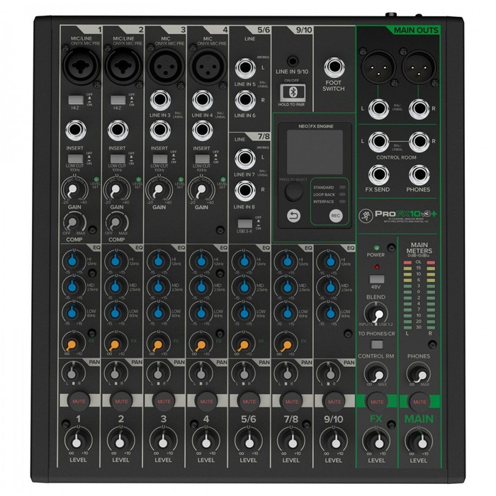 Mackie ProFX10v3 Plus Analog Mixer Top