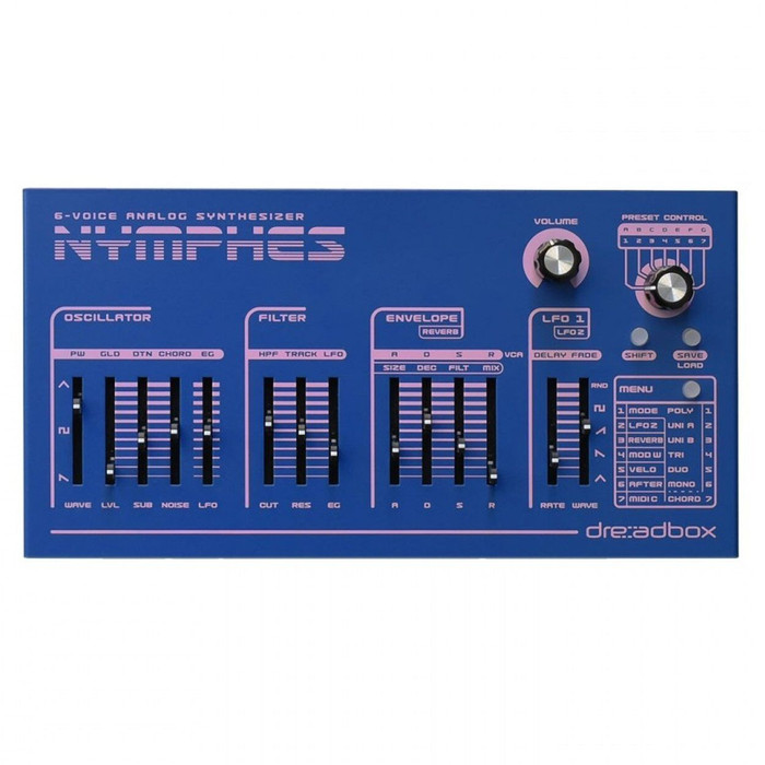 Dreadbox Nymphes Analog Poly Synth Top