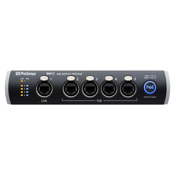 PreSonus SW5E Network Switch Bridge Front