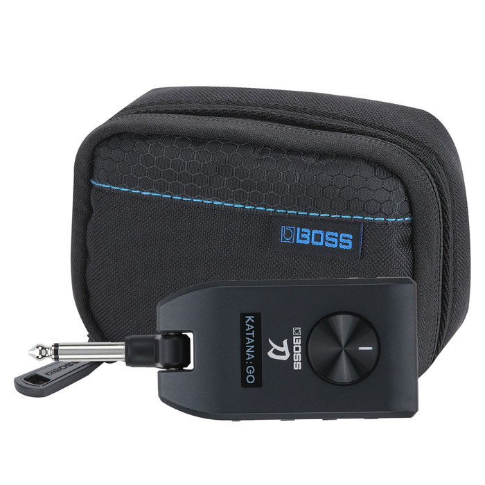 Boss Katana GO with Carrying Pouch Personal Headphone Amp Package