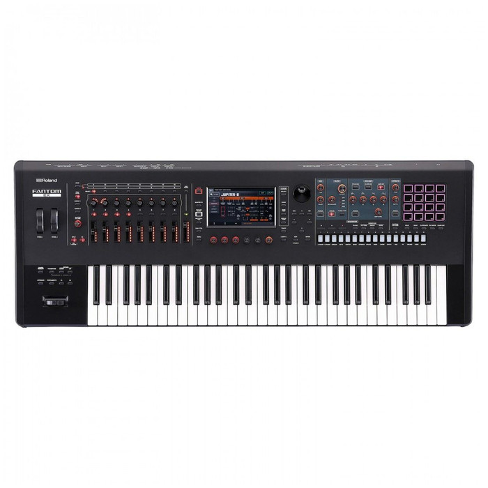 Roland Fantom 6 EX 61-Key Synthesizer Workstation Top