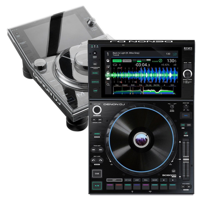 Denon SC6000 Prime with Decksaver Cover