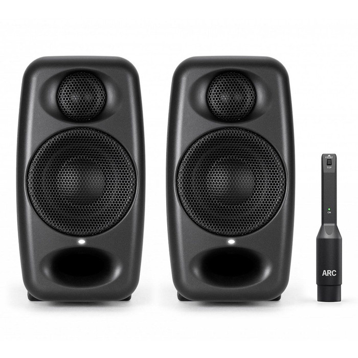 IK Multimedia iLoud Micro Monitor Pro (Pair) Studio Monitor Pair Mic Front