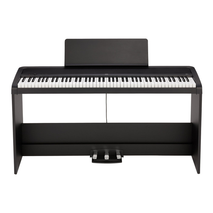 Korg B2SP Plus (Black) 88 Key Digital Piano Stands Pedal Front