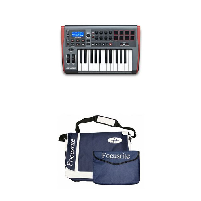 Novation Impulse 25 with FREE Focusrite Laptop Bag