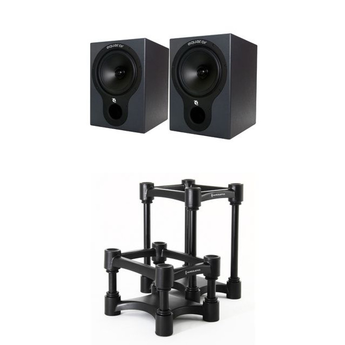 Equator Audio D8 (Pair) with IsoAcoustics ISO-L8R155 (Pair)