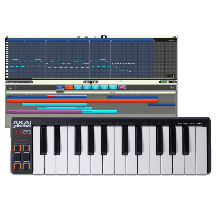 AKAI LPK25 USB MIDI Keyboard With Software