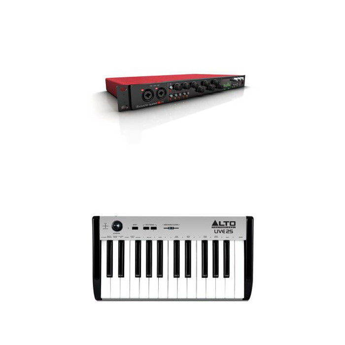 Focusrite Scarlett 18i20 Includes FREE Alto Live 25 USB Midi Controller