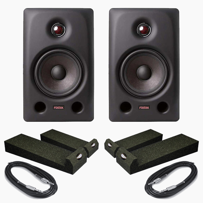 Fostex PX5 (Pair) With Isolation Pads & Cables