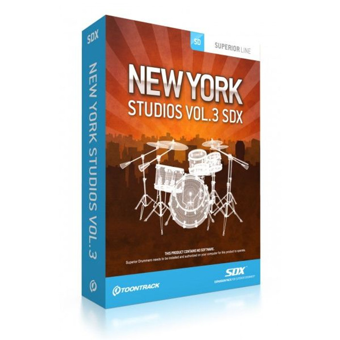 Toontrack SDX New York Studios Vol 3 1