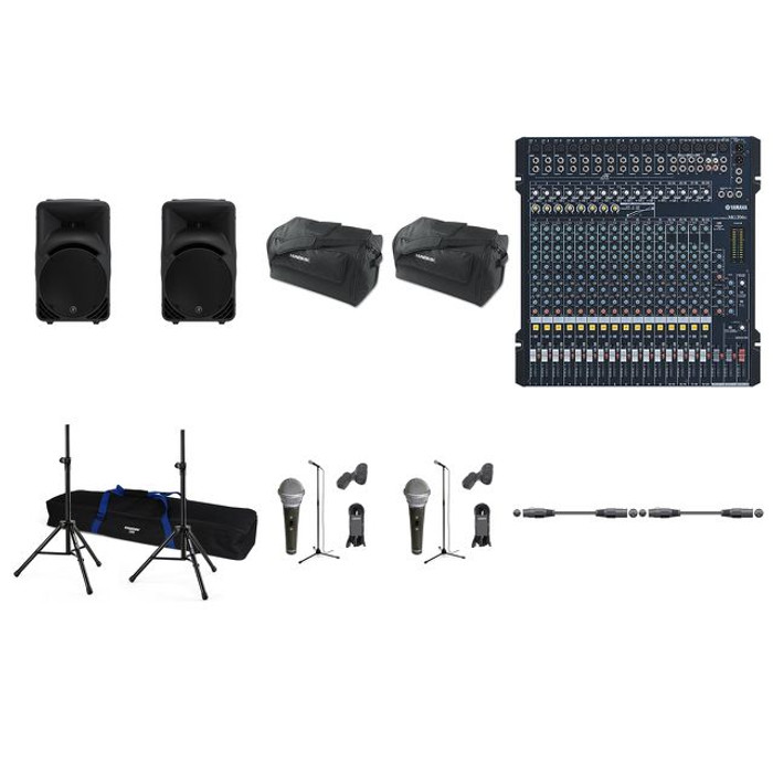 Mackie SRM450 v3 Complete 2000w PA & Bags Bundle