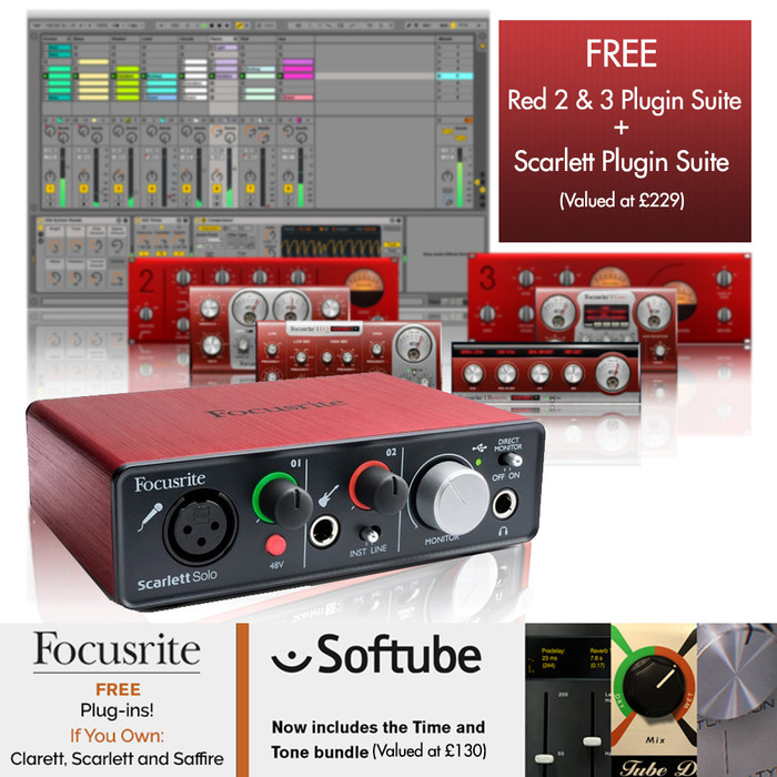 Focusrite Scarlett Solo + Plugins