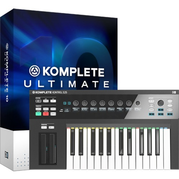 Native Instruments Komplete Kontrol S25 + Komplete 10 Ultimate Upgrade From K10