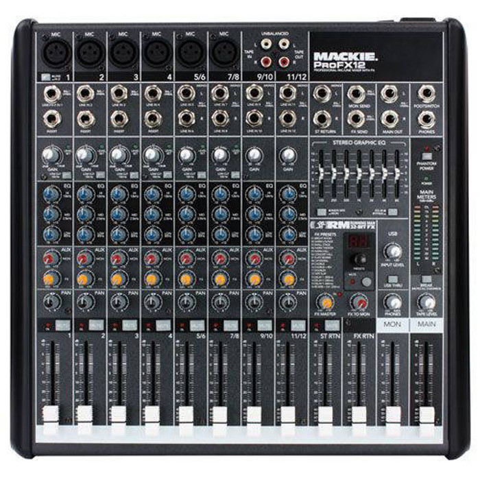 Used Mackie ProFX12 Live USB Mixer