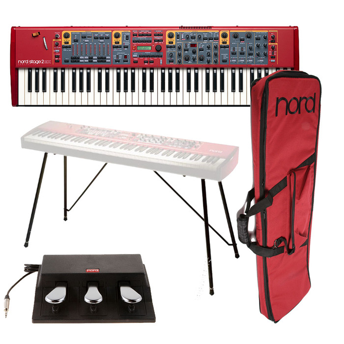 Nord Stage 2 EX Compact + Triple Pedal + Stand EX & FREE Nord Soft Case