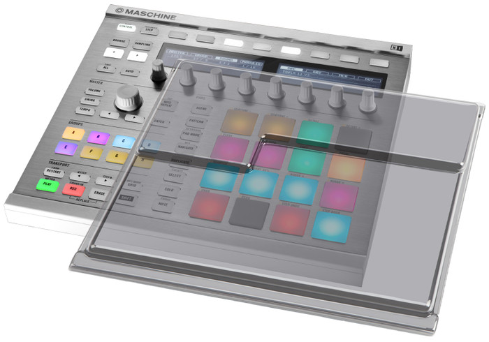 Native Instruments Maschine Mk2 (White) with Decksaver Cover