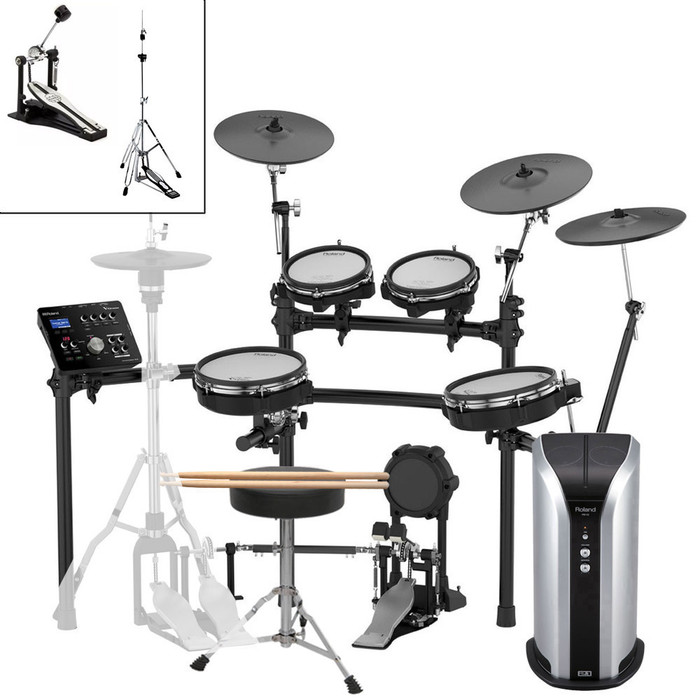 Roland TD-25KV Electronic Drum Kit with sticks, stool, headphones