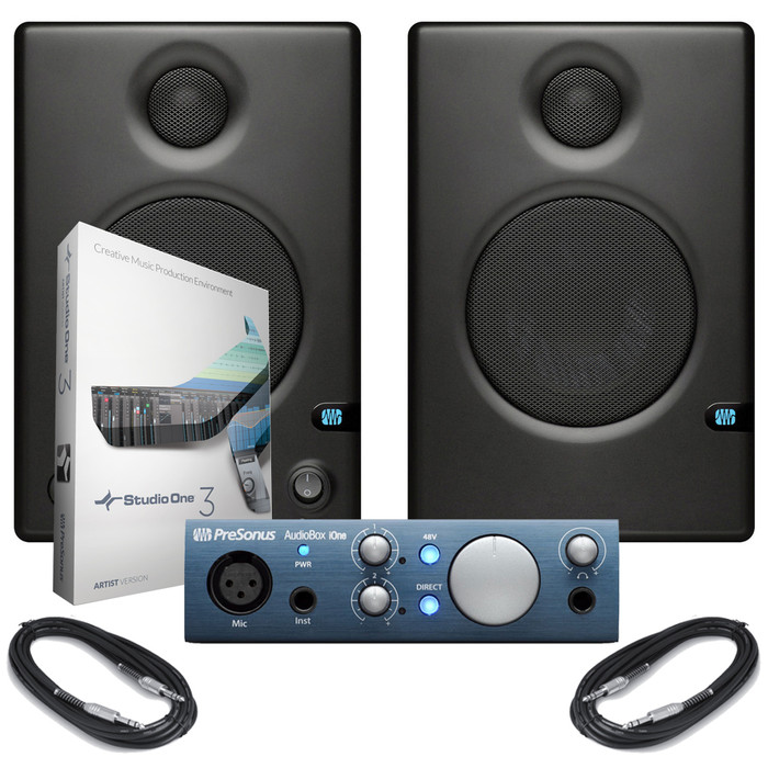 Presonus Ceres C4.5BT (Pair) with AudioBox iOne